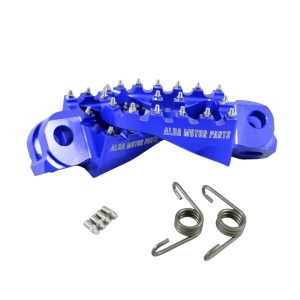 Pedane Maggiorate AMP X in Ergal Blu Husqvarna 701